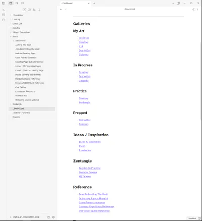 A screenshot of the main dashboard